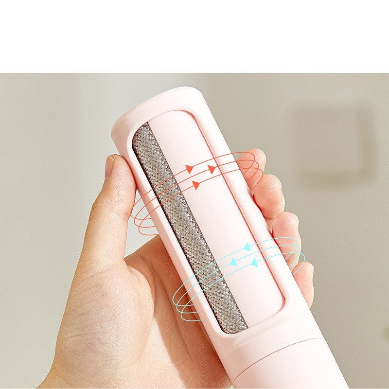 Self-Cleaning Pet Hair Brush for Clothes and Furniture, Home & Travel