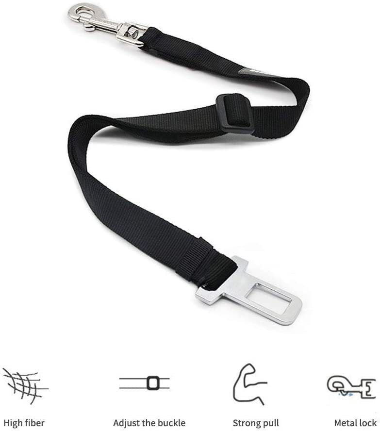Retractable Dog Car Safety Belt – Travel with Confidence