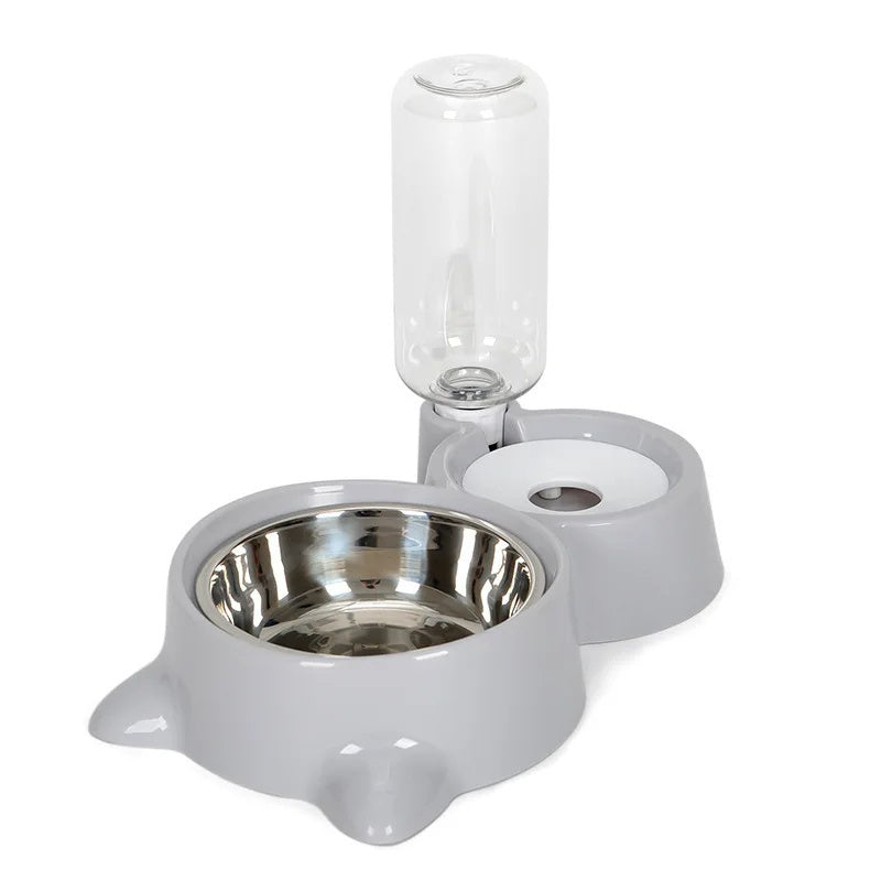 EasyFlow Gravity Pet Water Dispenser & food bowl