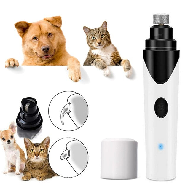 Safe Pet Nail Clippers USB Charging Electric Trimmer